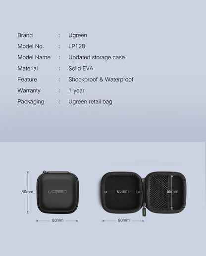 Luxury Storage Case Bag for Airpods Charger Cable