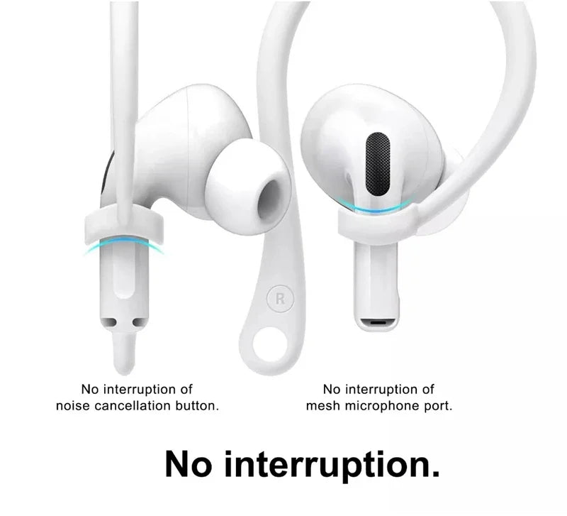 Soft Silicone Anti Lost Hook Earphones for Apple Airpods