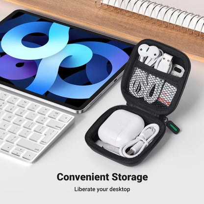 Luxury Storage Case Bag for Airpods Charger Cable