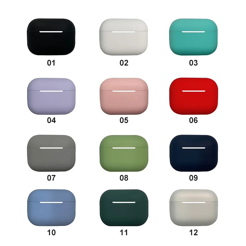 Solid Color Case For Apple Airpods Pro 2 Protective Cover